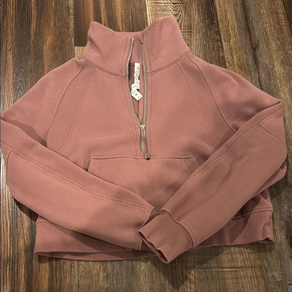 Lululemon scuba oversized funnel half-zip